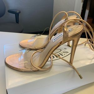 Steve Madden heels/sandals rose gold